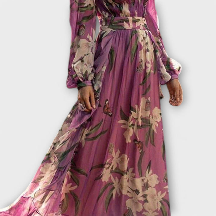 Anne | High-quality elegant maxi dress