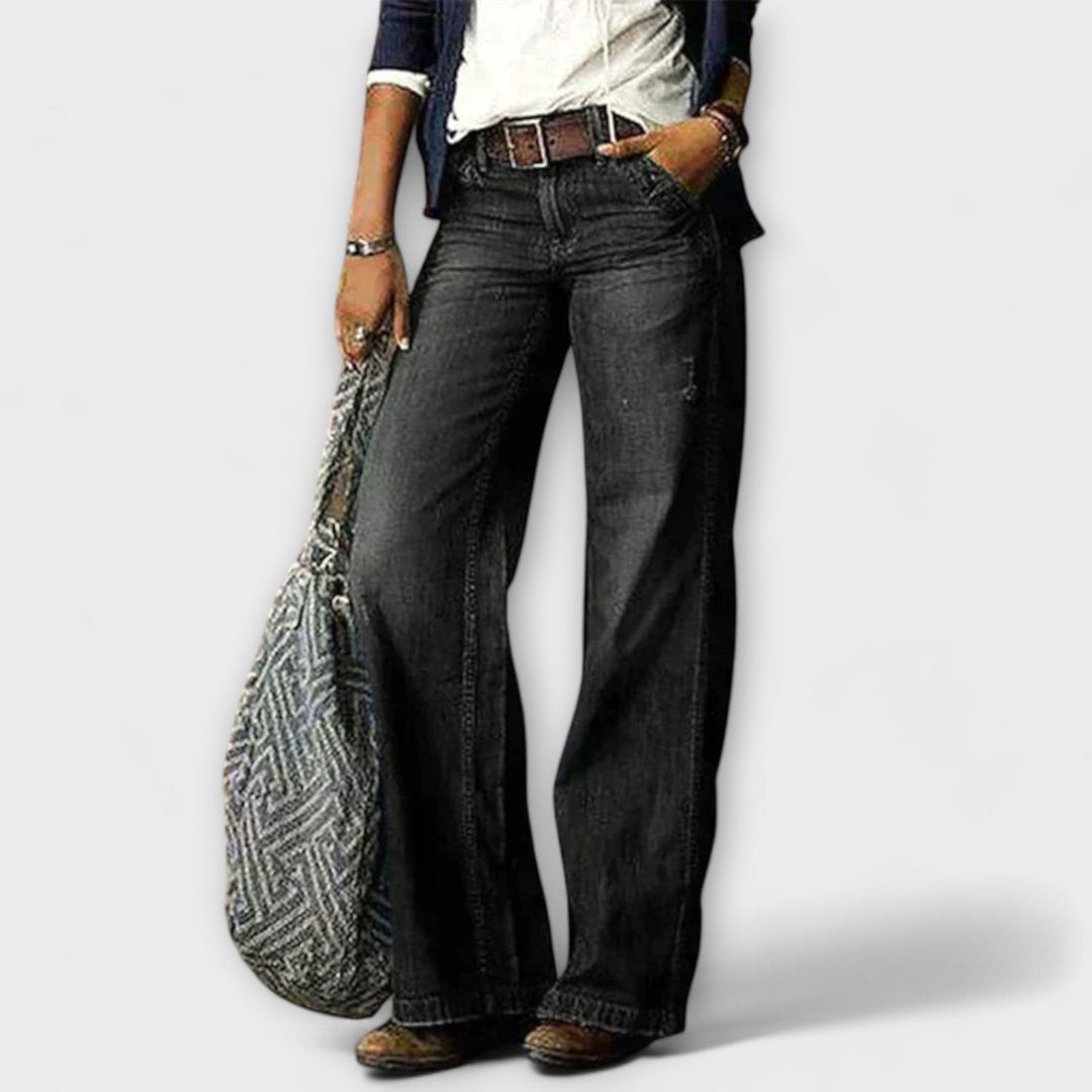 Cess | Wide-leg denim trousers