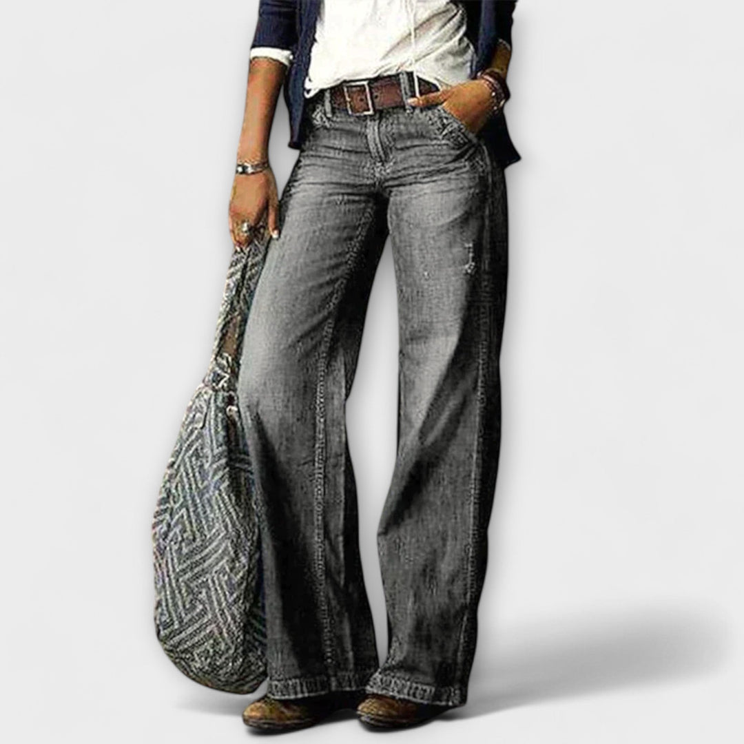 Cess | Wide-leg denim trousers