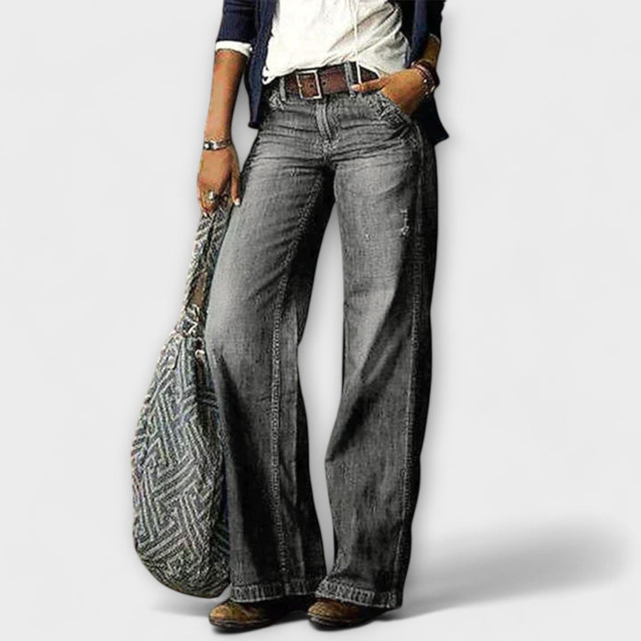 Cess | Wide-leg denim trousers