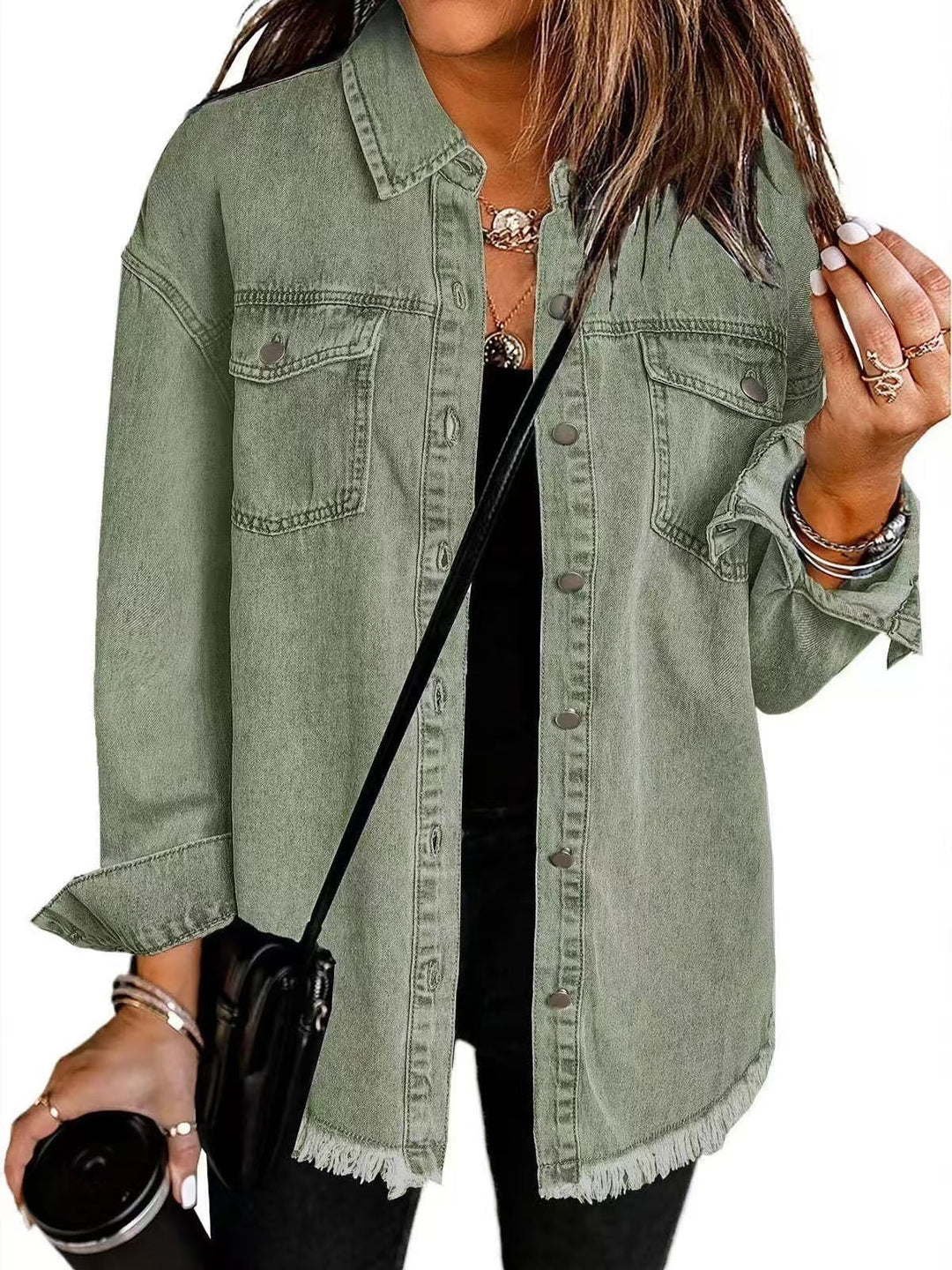 Jolien™ | Long-Sleeved Denim Jacket with Pockets