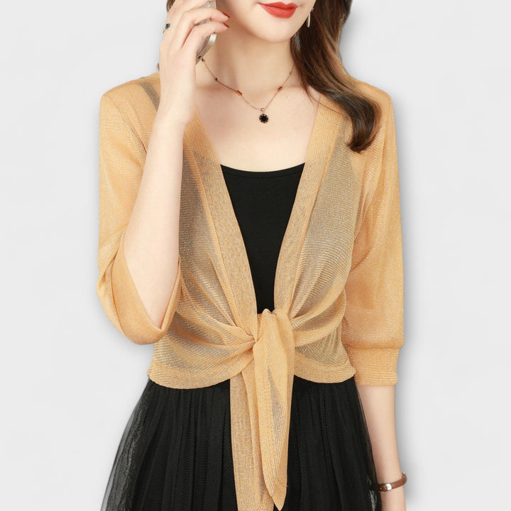 Olivia | Blouse with open front