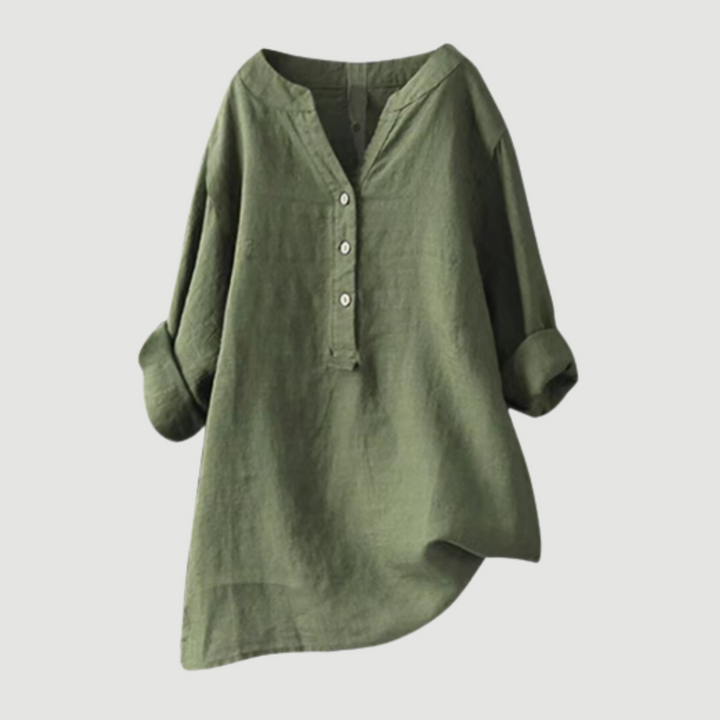 Freja™ | Airy and Comfortable Button-Up Shirt