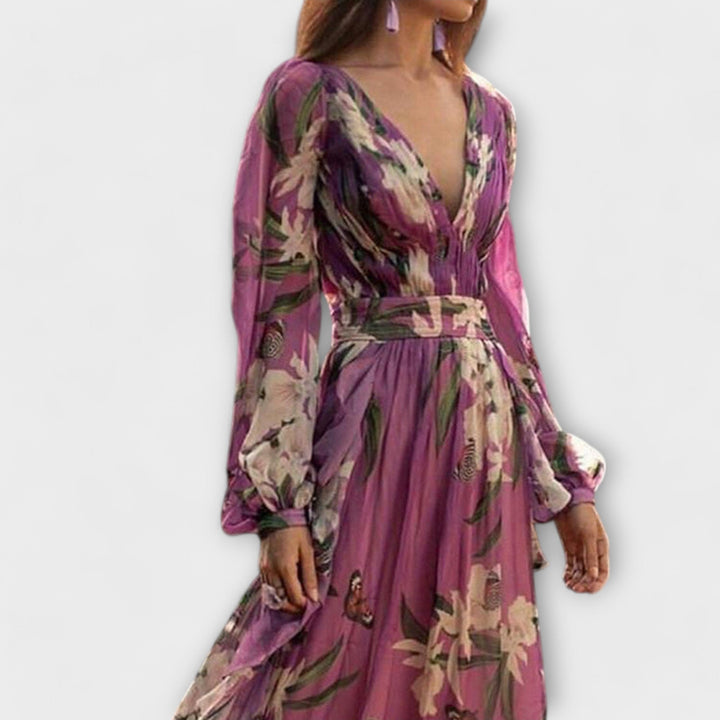 Anne | High-quality elegant maxi dress