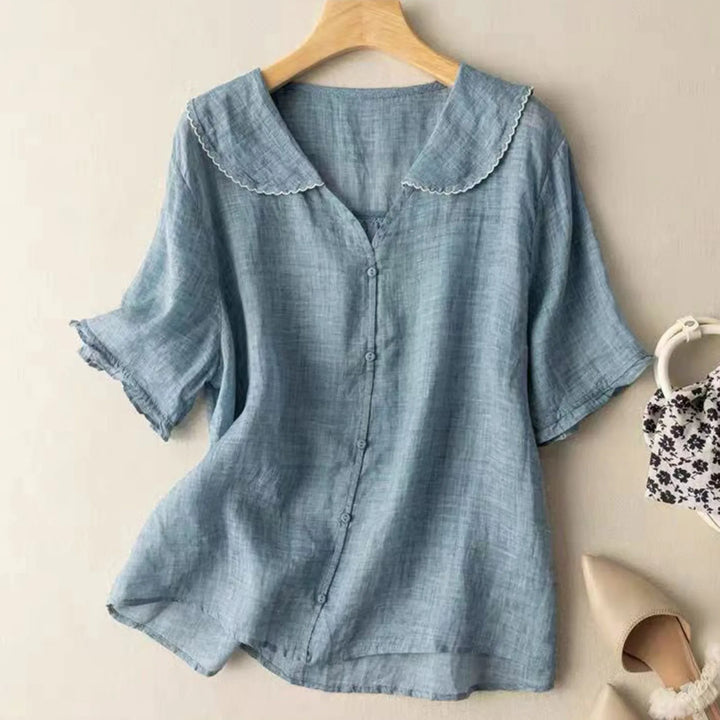 Adele | Lightweight Linen Blouse