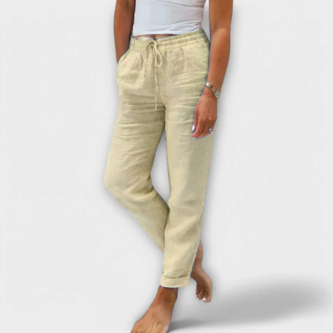 Stacy | Light linen trousers