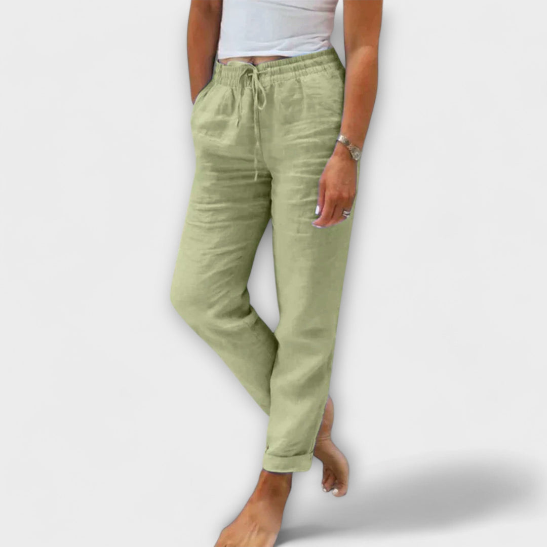 Stacy | Light linen trousers