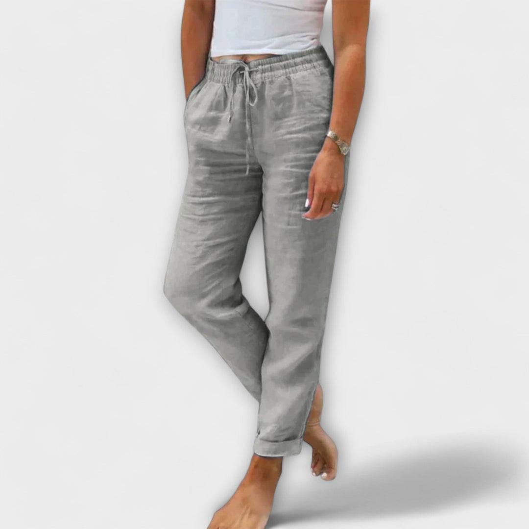 Stacy | Light linen trousers