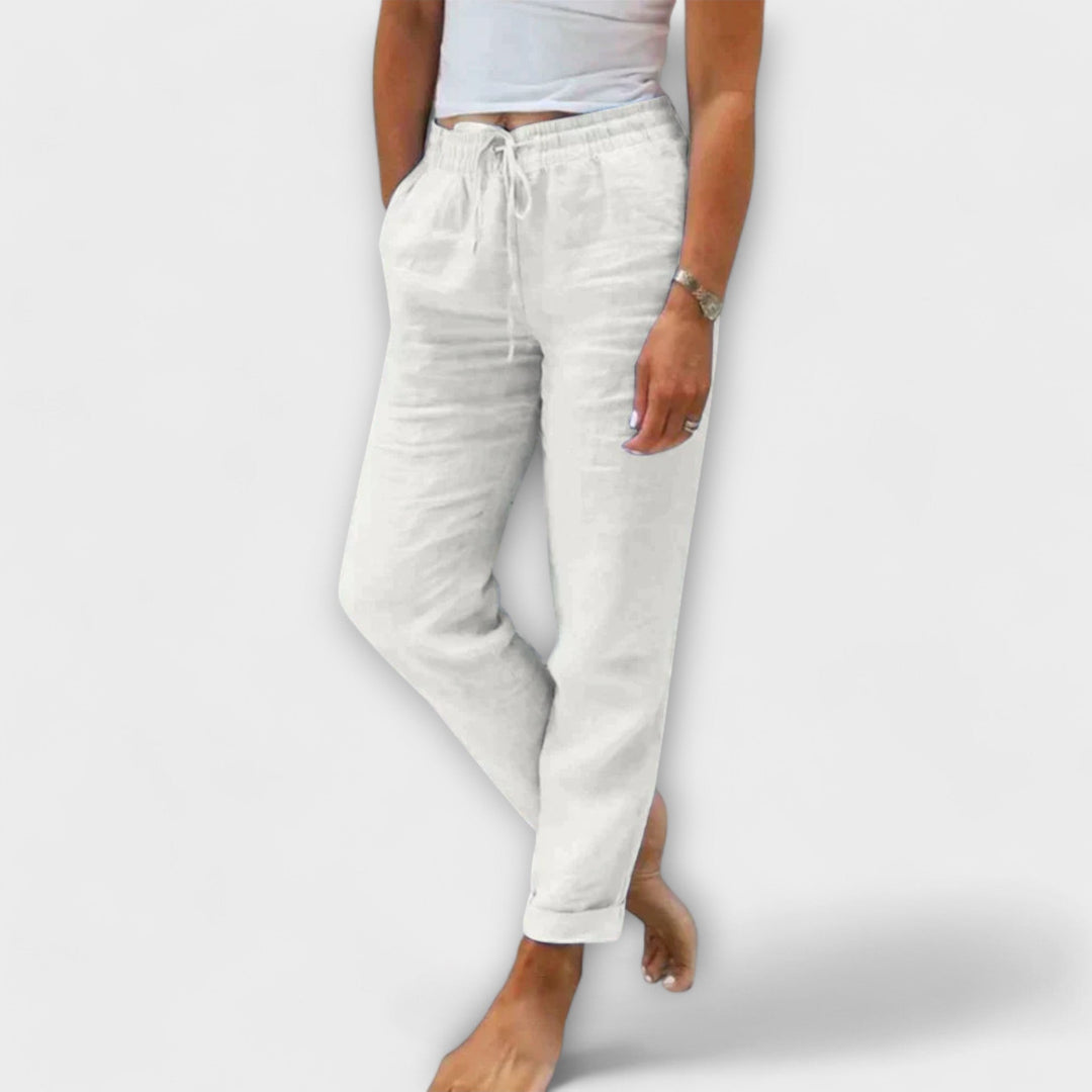Stacy | Light linen trousers