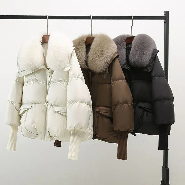 Clara | Elegant Faux Fur Jacket