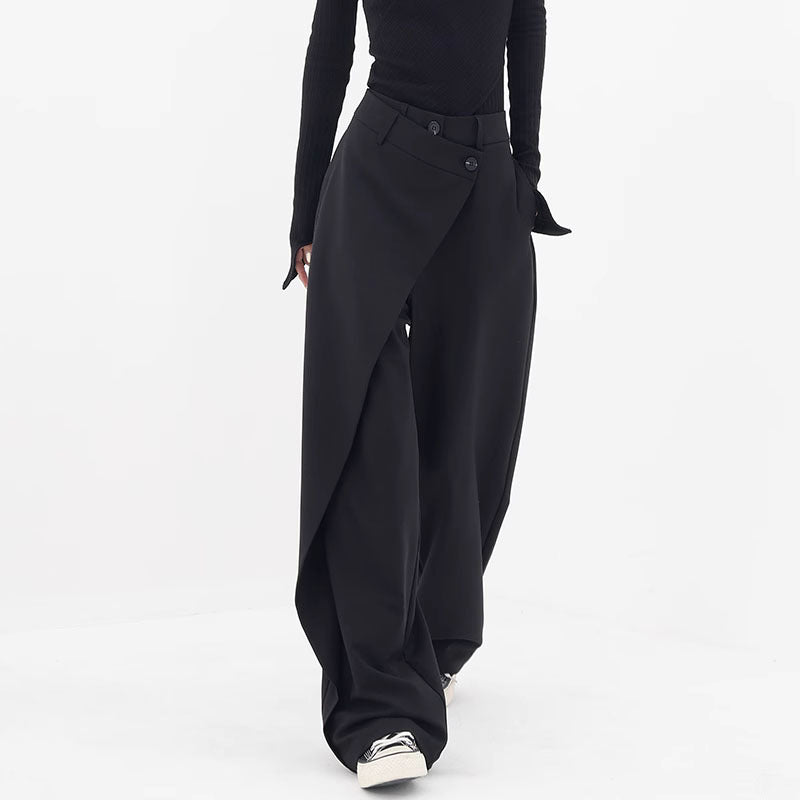 Lina | Irregular Wide-Leg Trousers