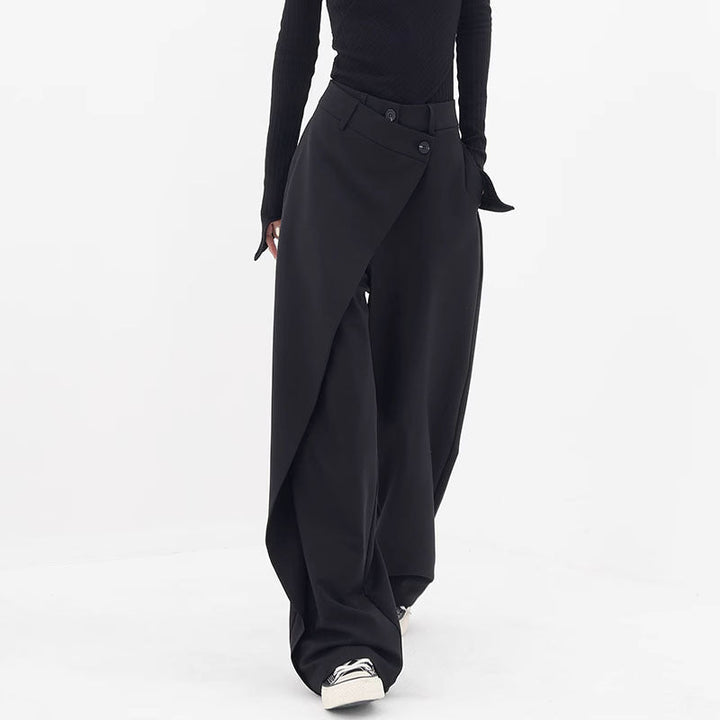 Lina | Irregular Wide-Leg Trousers