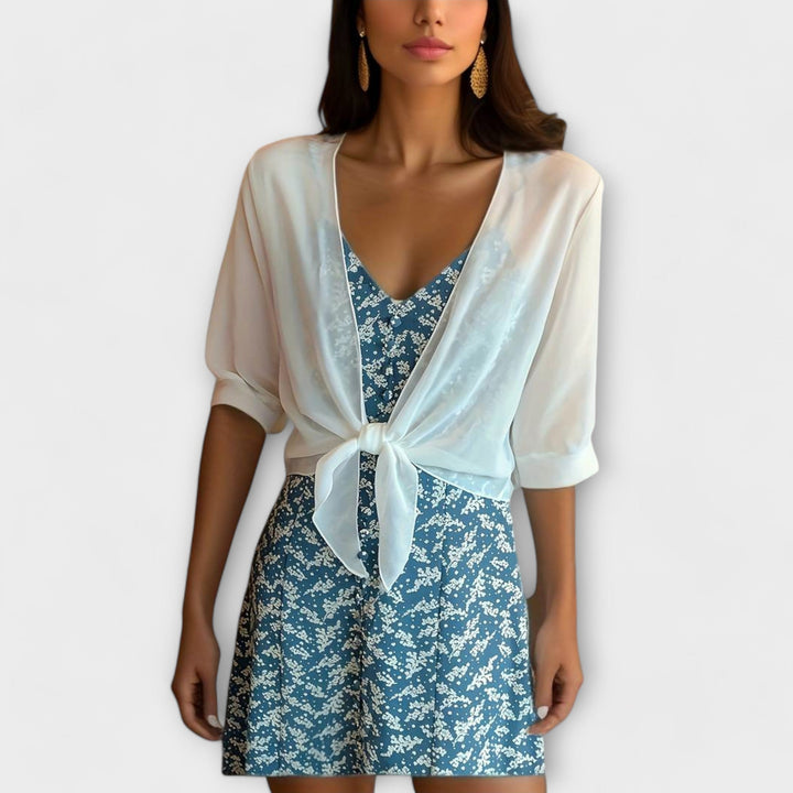 Olivia | Blouse with open front
