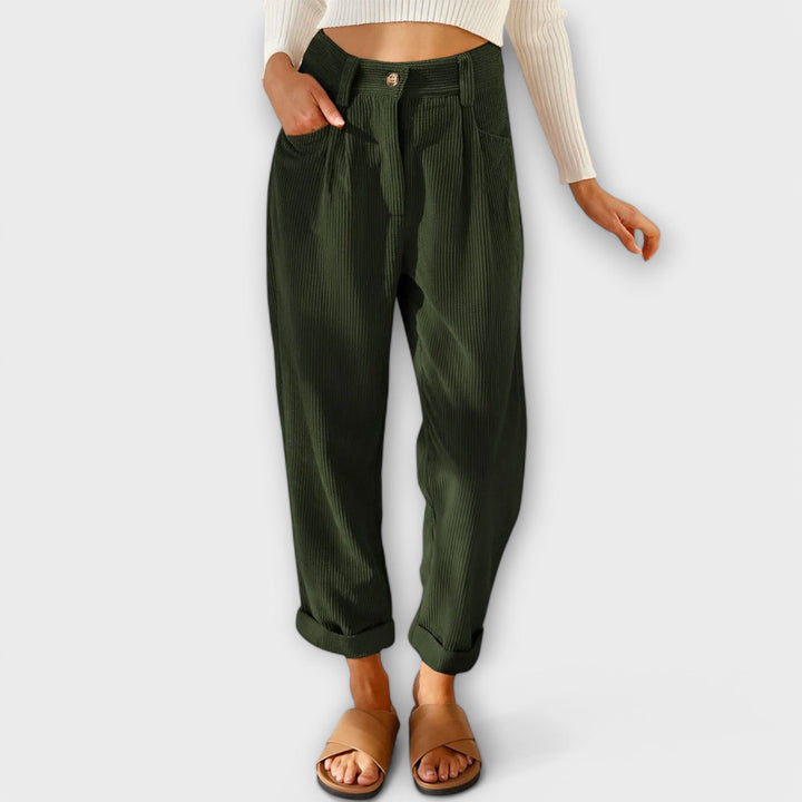Jana | Modern corduroy pants