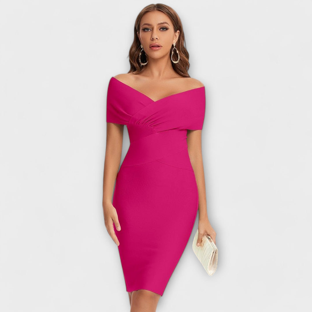 Annelise | Elegant dress with V-neck
