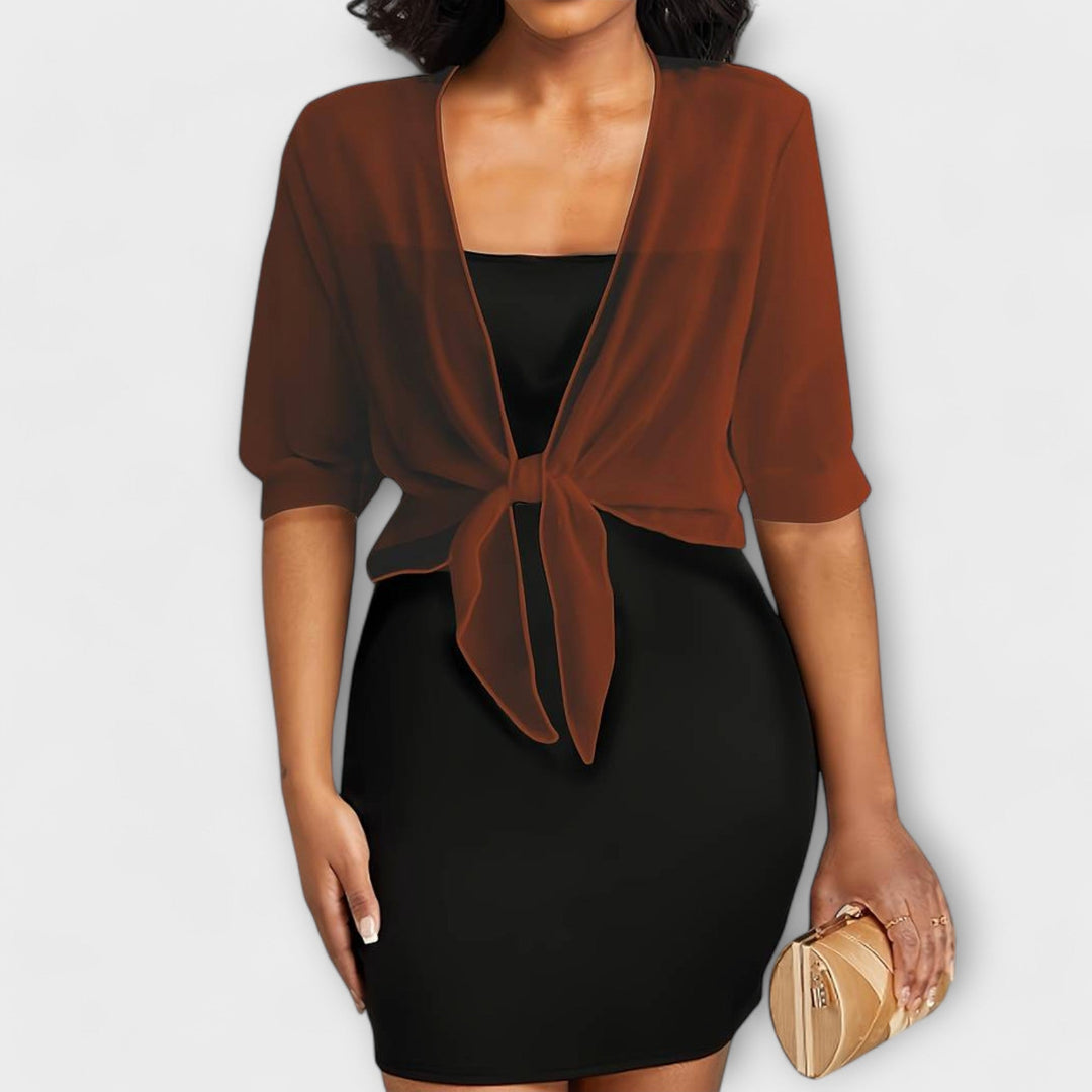 Olivia | Blouse with open front