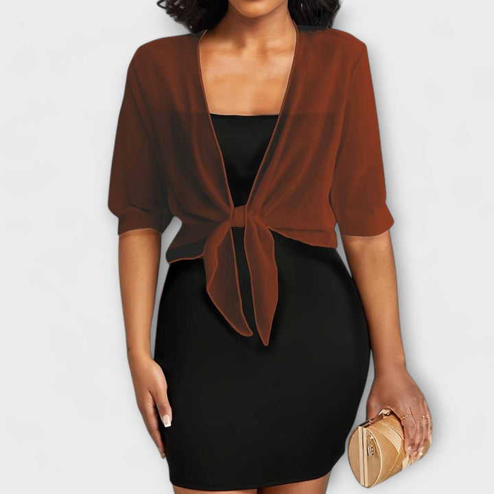 Olivia | Blouse with open front