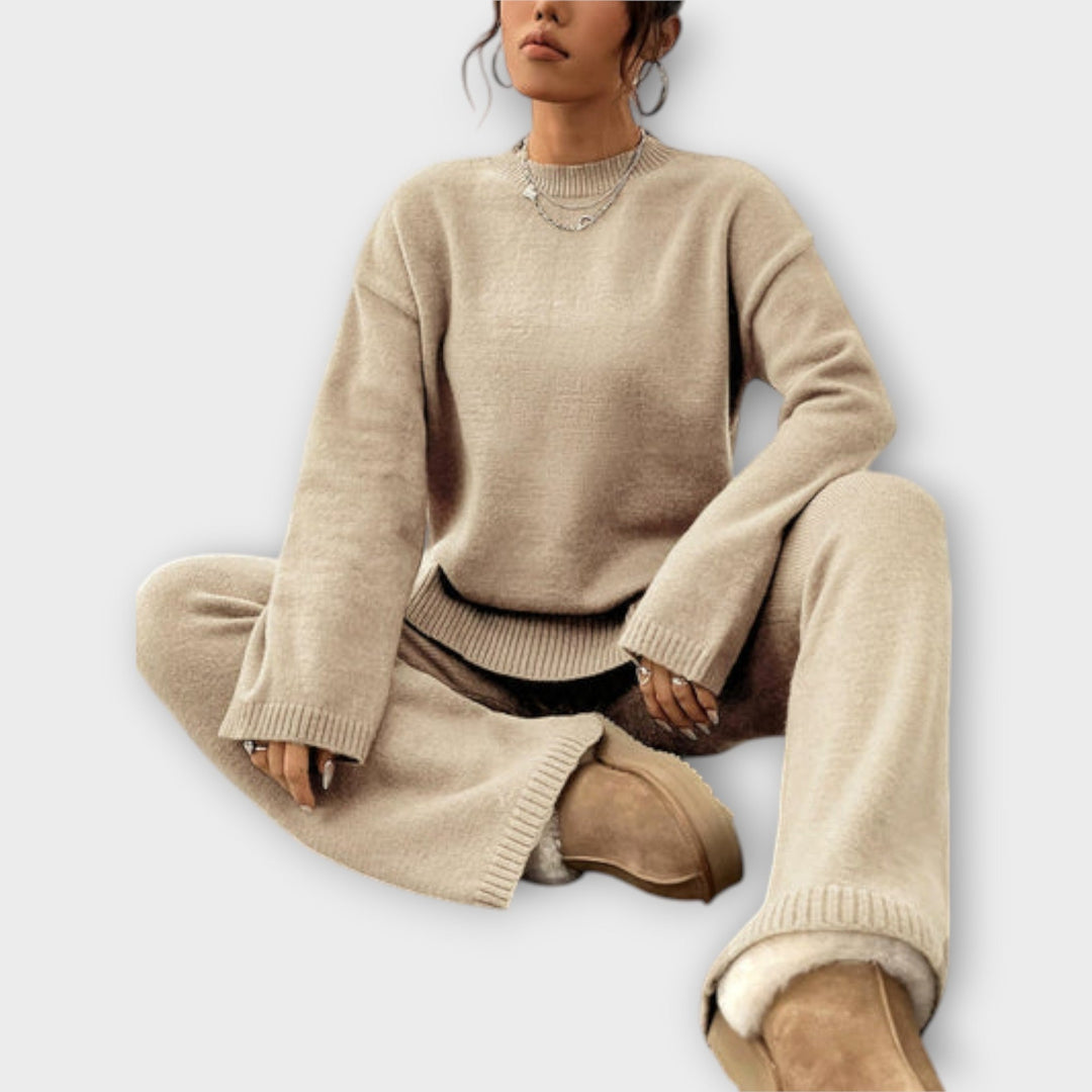 Marie – Ribbed Knit Lounge Set