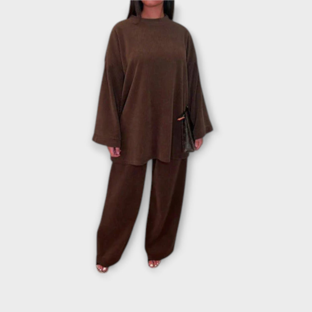 Ingrid – Oversized Ribbed Lounge Set