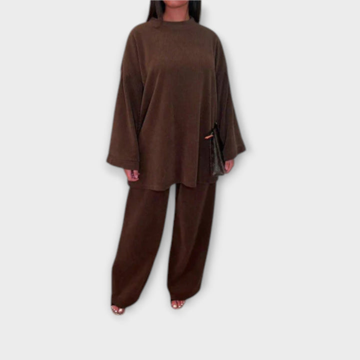 Ingrid – Oversized Ribbed Lounge Set