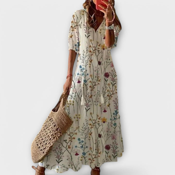 Bettina – Boho Maxi Dress