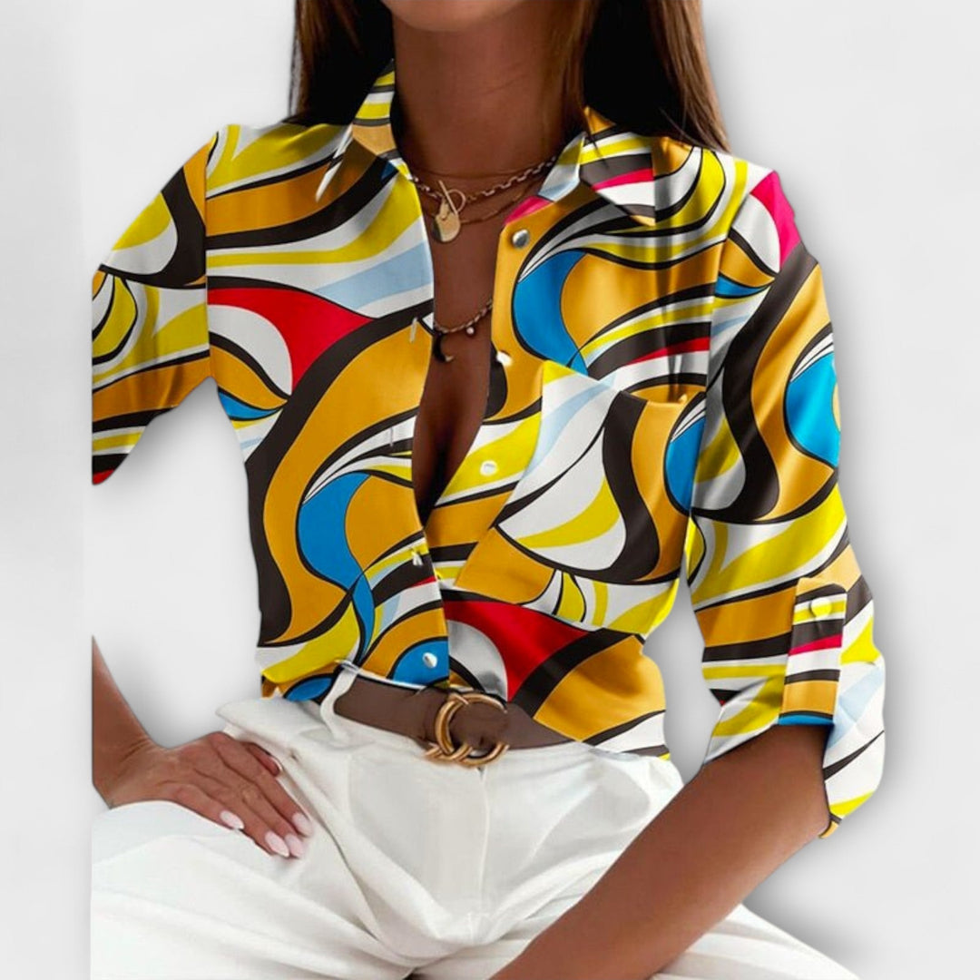 Joy | Blouse with classic collar